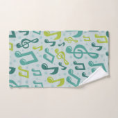 Motif musical (Serviette à main)