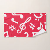 Motif musical (Serviette à main)