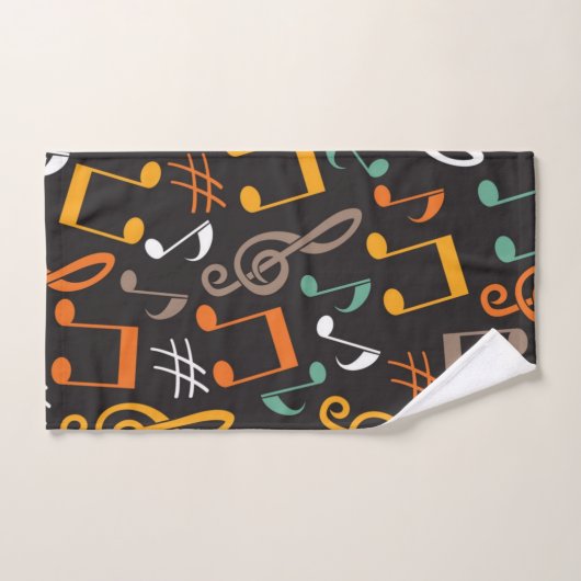 Motif musical (Serviette à main)