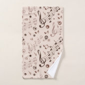Motif musical (Serviette à main)