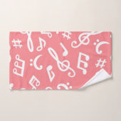 Motif musical (Serviette à main)