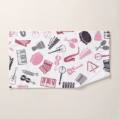 Motif musical (Serviette à main)
