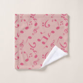 Motif musical (Gant de toilette)