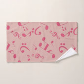 Motif musical (Serviette à main)