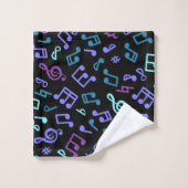 Motif musical (Gant de toilette)