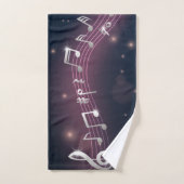 Motif musical (Serviette à main)