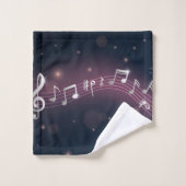 Motif musical (Gant de toilette)