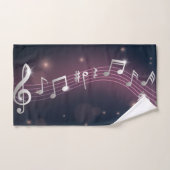 Motif musical (Serviette à main)