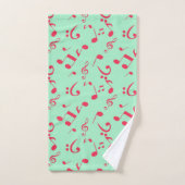 Motif musical (Serviette à main)