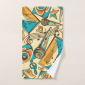 Motif musical (Serviette à main)