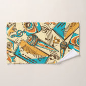 Motif musical (Serviette à main)