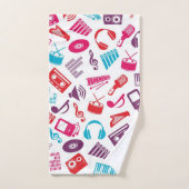 Motif musical (Serviette à main)