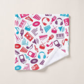 Motif musical (Gant de toilette)