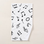 Motif musical (Serviette à main)