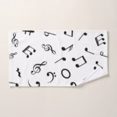 Motif musical (Serviette à main)