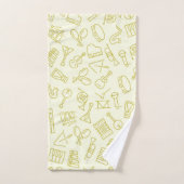 Motif musical (Serviette à main)