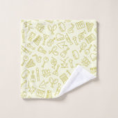 Motif musical (Gant de toilette)
