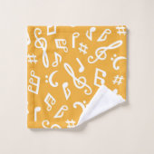 Motif musical (Gant de toilette)