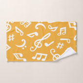 Motif musical (Serviette à main)