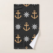 Motif nautique (Serviette à main)