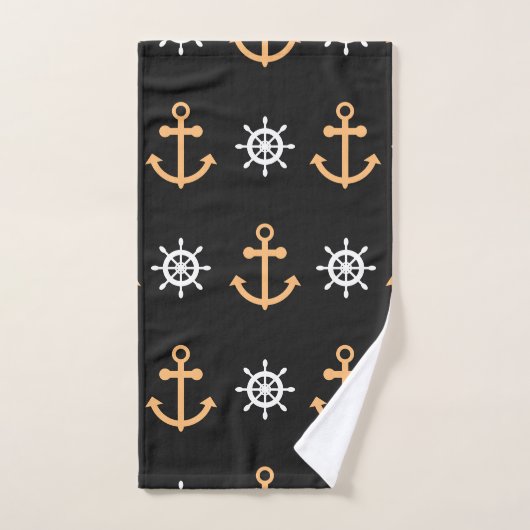 Motif nautique (Serviette à main)