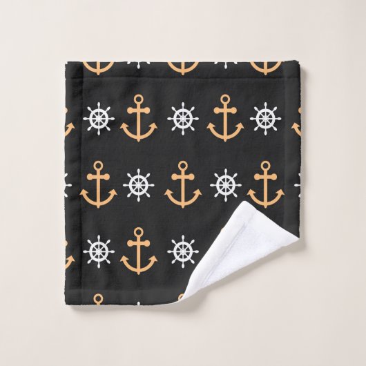 Motif nautique (Gant de toilette)