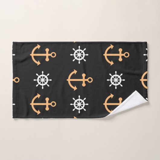 Motif nautique (Serviette à main)