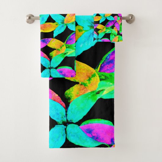 Motif Neonscape Leaf (En situation)