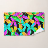 Motif Neonscape Leaf (Serviette à main)