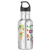 Motif NO.2 : Bouteille d'eau accrochante de fleurs (Dos)