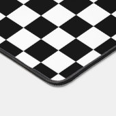 Motif noir blanc Checker Mat (Coin)