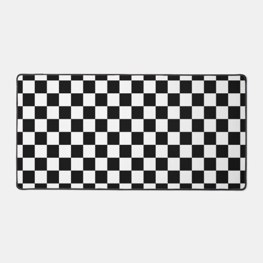 Motif noir blanc Checker Mat (Recto)