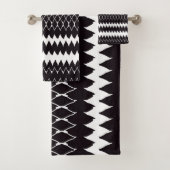 Motif noir blanc Chevron (En situation)