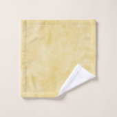 Motif noir, blanc et jaune À damiers (Gant de toilette)