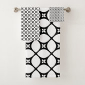 Motif noir blanc Flake (En situation)