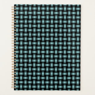 Motif noir bleu