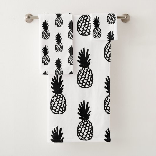 Motif noir d'ananas (En situation)