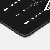 Motif noir et blanc amérindien (Coin)