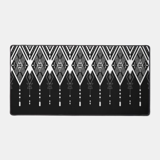 Motif noir et blanc amérindien (Recto)