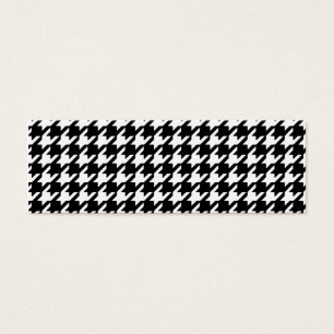 Motif noir et blanc classique de pied-de-poule