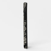 Motif noir et blanc Damask iPhone 5 Coque (Dos/Gauche)