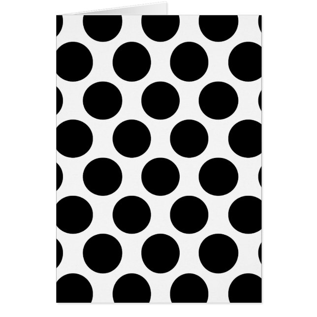 Motif noir et blanc de Polkadot (Devant)