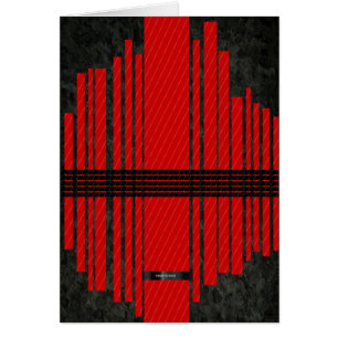 Motif noir rouge de fantaisie de rayure
