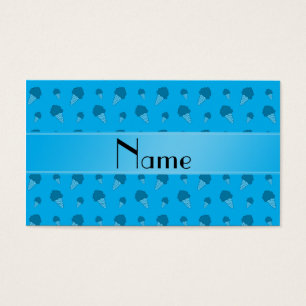 Motif nommé personnalisé de crème glacée de bl