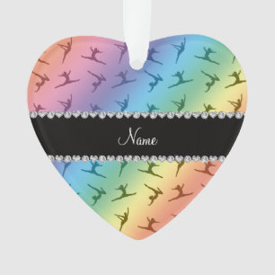 Motif nommé personnalisé de gymnastique