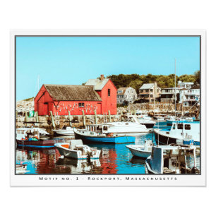 Motif nr. 1 in Rockport #1 (20x16) Foto Afdruk