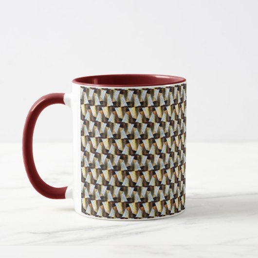 motif numérique Abstrait 1215 - Café Mug (Gauche)