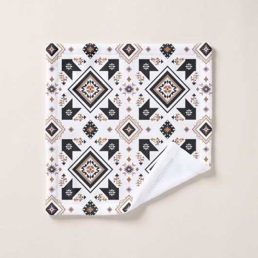 Motif occidental Aztec (Gant de toilette)
