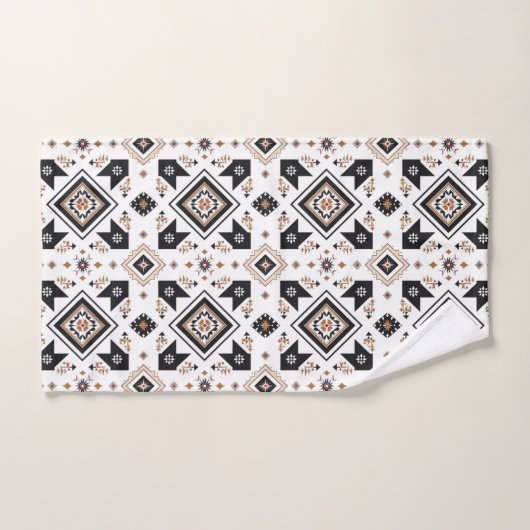 Motif occidental Aztec (Serviette à main)