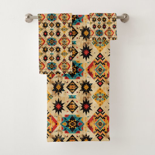 motif occidental cool carrelé (En situation)